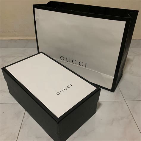 gucci white box|gucci shoe box.